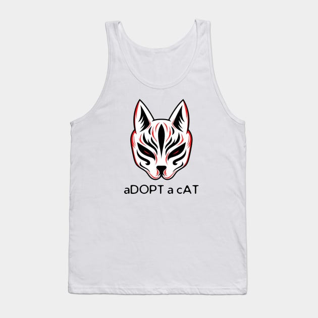 Demon Cat Tank Top by HobbyAndArt